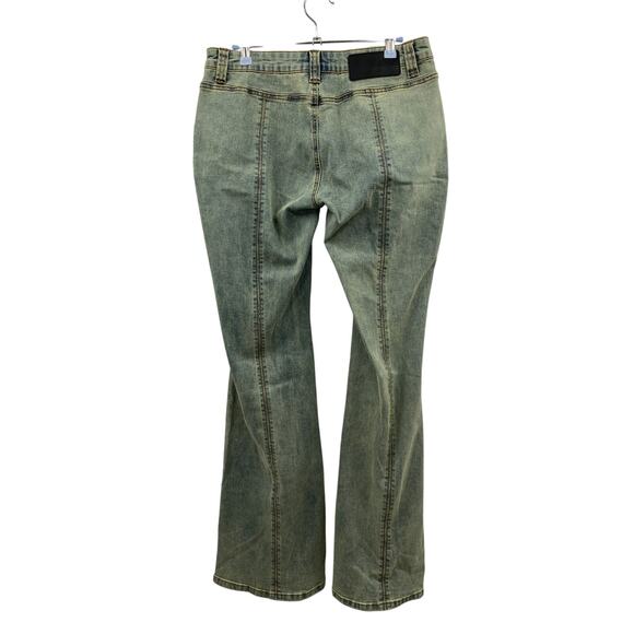 Generation Kiss Acid Wash low Rise Y2K flare jeans - Picture 4 of 4